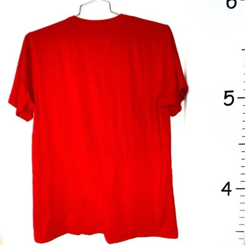 Disney Mickey Mouse and Characters Red‎ Short Sleeve Tee Shirt M/M